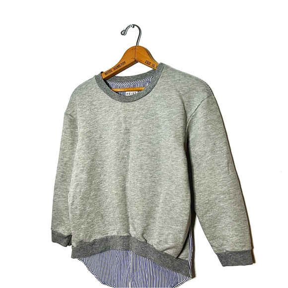 Reiss | Mixed Fabric Sweater - Picture 6 of 6
